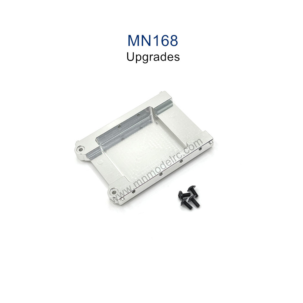 MN MODEL MN168 Upgrade Parts Metal Rear Tail Plate Tail Beam silver