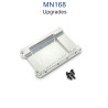 MN MODEL MN168 Upgrade Parts Metal Rear Tail Plate Tail Beam silver