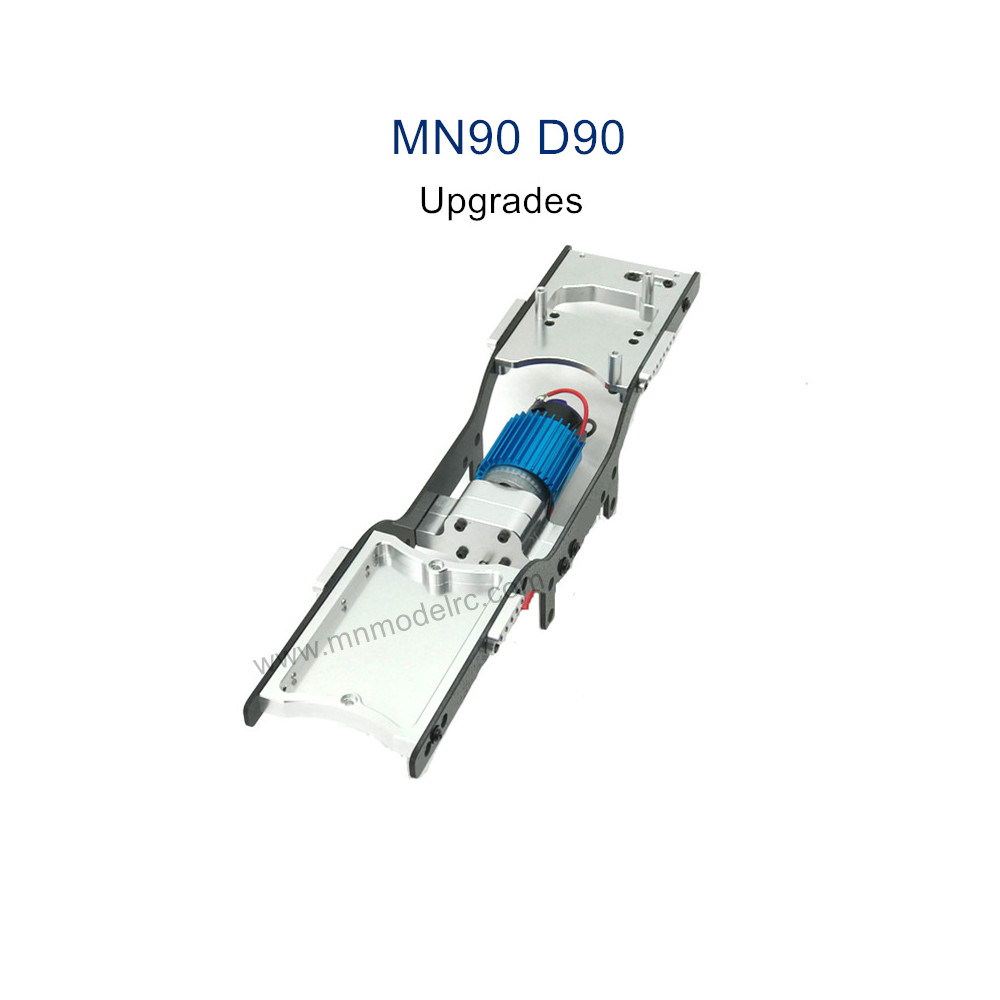 MN MODEL MN-90 Upgrade Parts Metal Body Frame with Motor silver