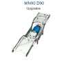 MN MODEL MN-90 Upgrade Parts Metal Body Frame with Motor silver