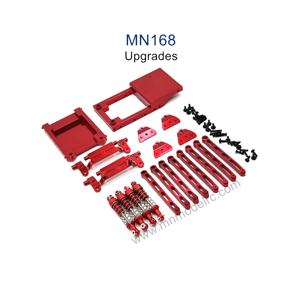 MN MODEL MN168 Upgrade Parts Alloy parts Kit red