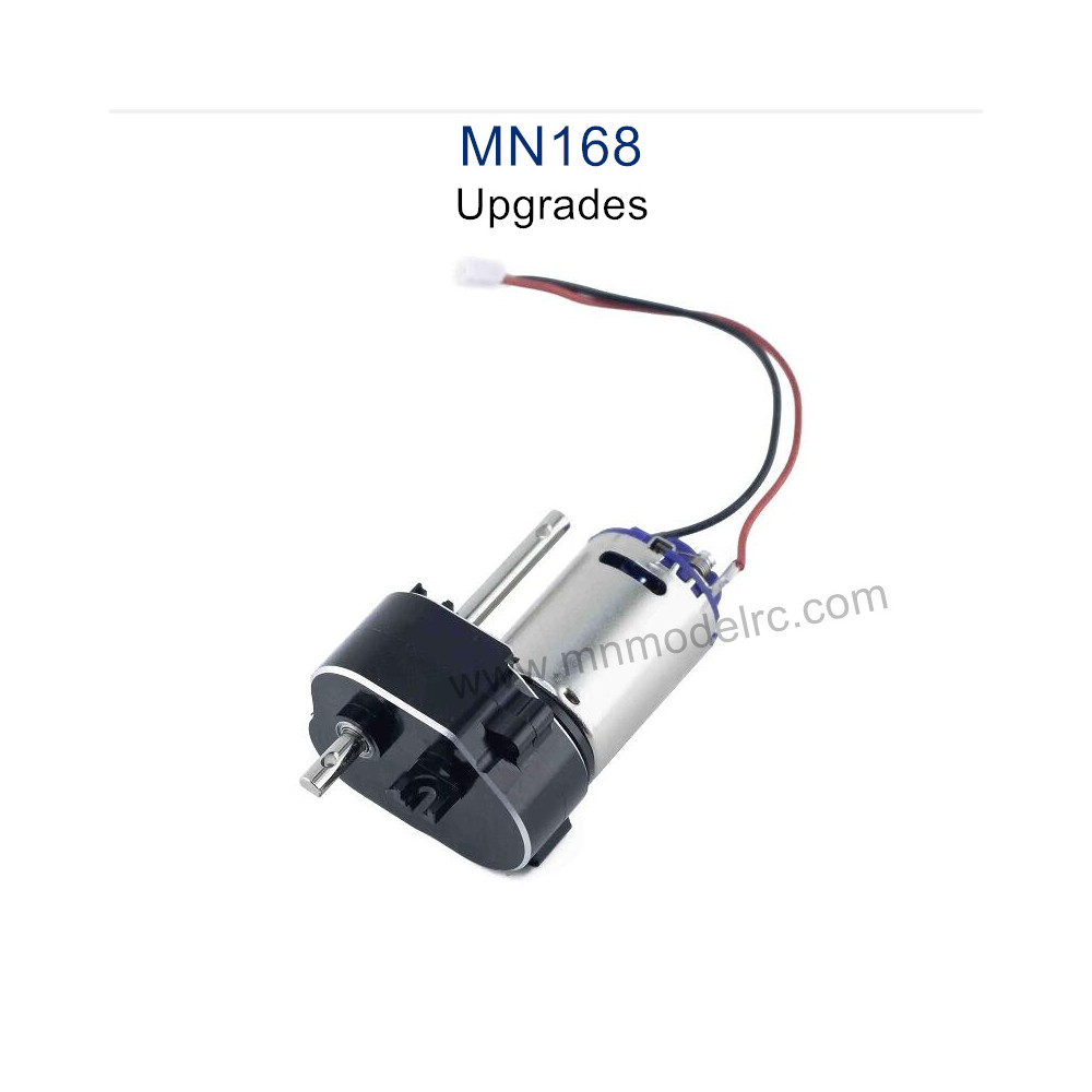 MN MODEL MN168 Upgrade Parts Metal Gearbox With 370 Motor black