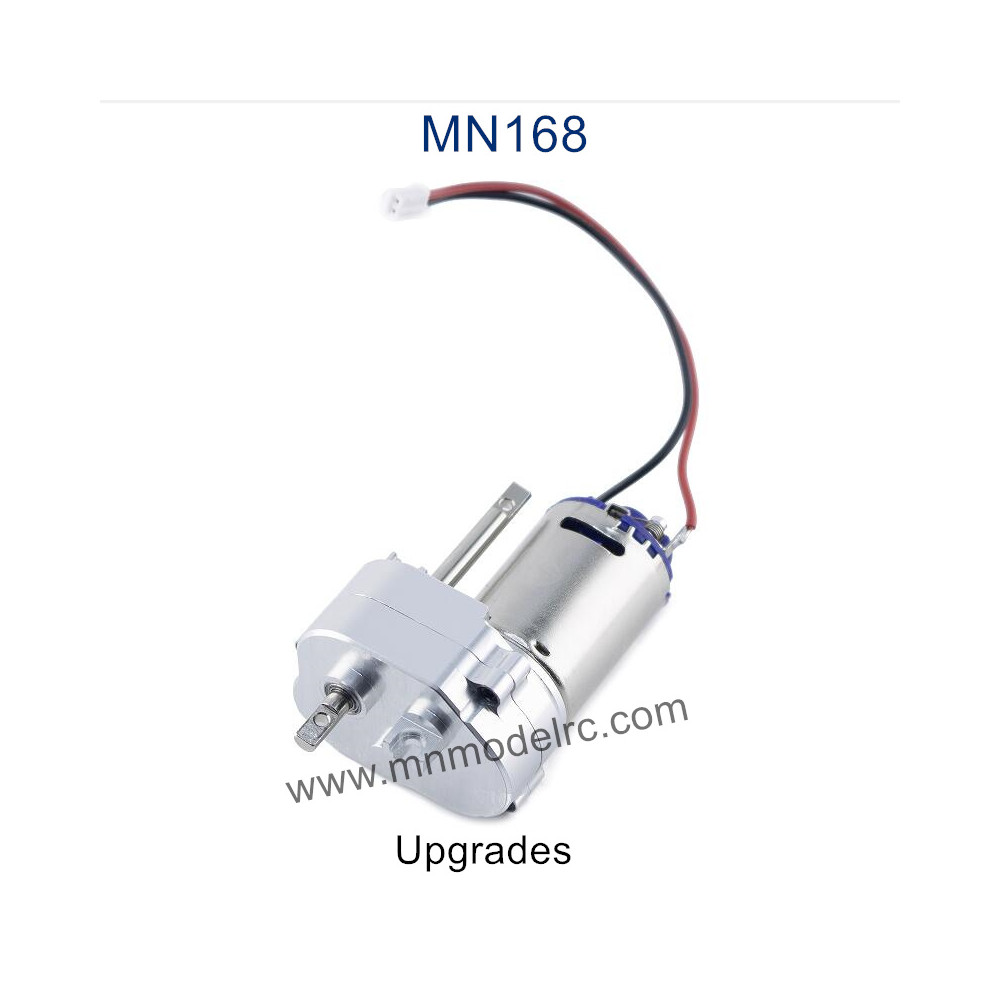 MN MODEL MN168 Upgrade Parts Metal Gearbox With 370 Motor silver