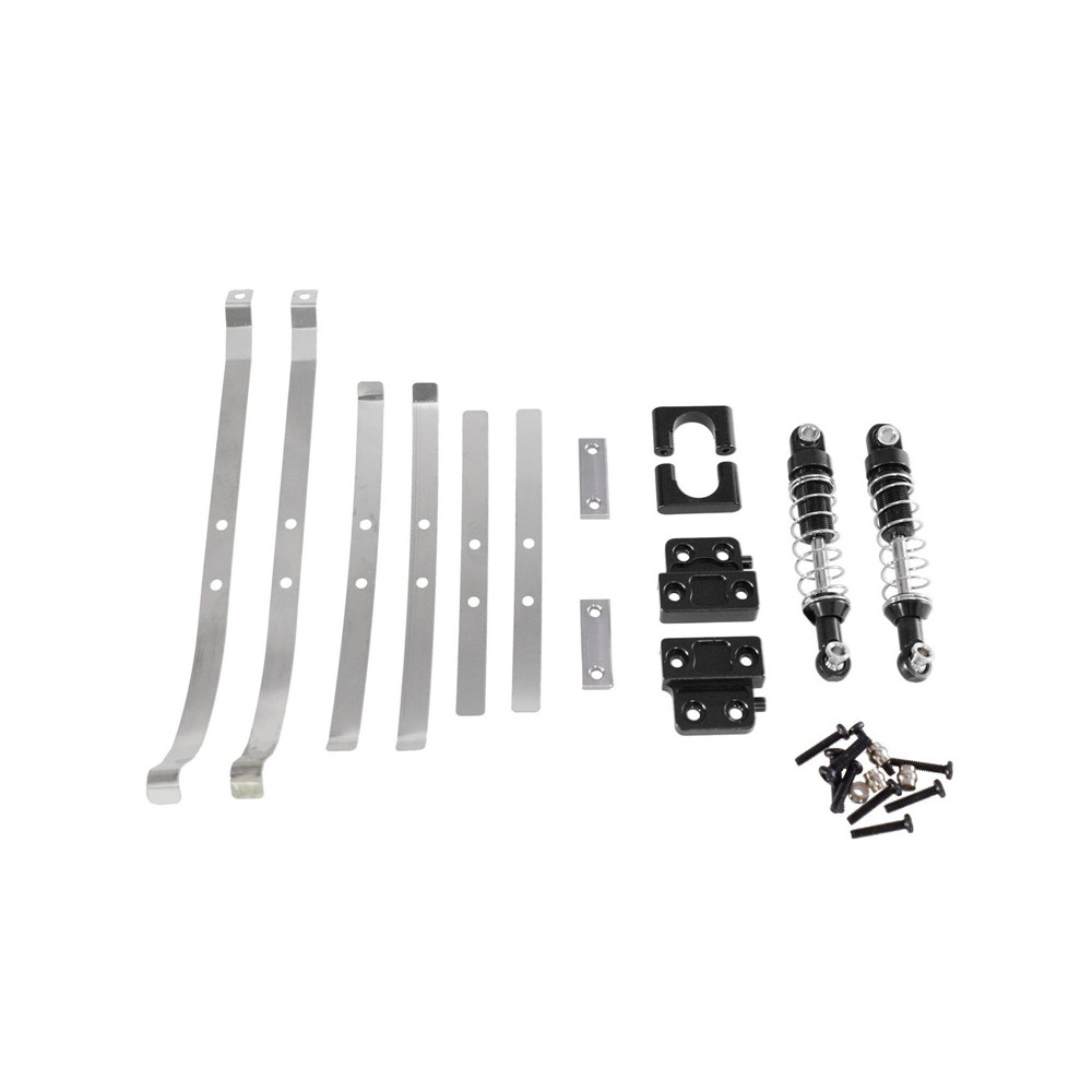 MN MODEL MN82 Upgrade parts Rear axle fastener shock absorber spring plate black