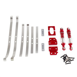 MN MODEL MN82 Upgrade parts Rear axle fastener shock absorber spring plate red