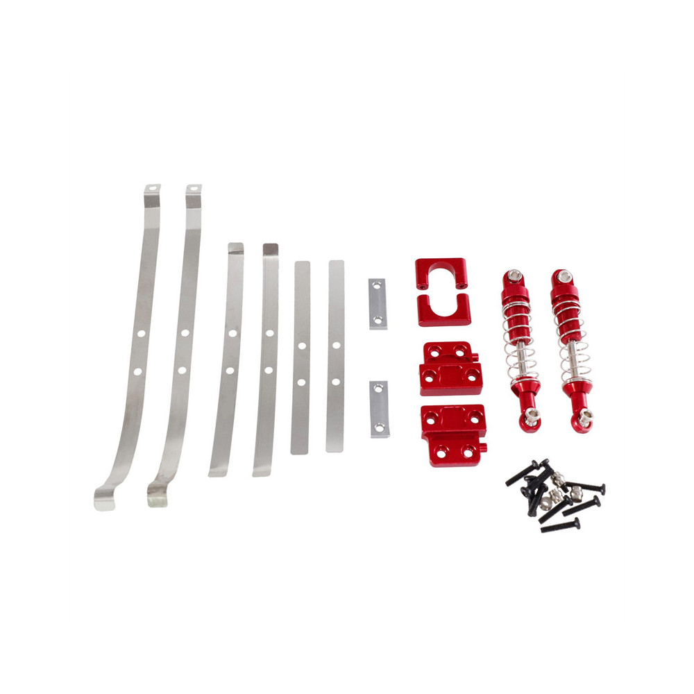 MN MODEL MN82 Upgrade parts Rear axle fastener shock absorber spring plate red