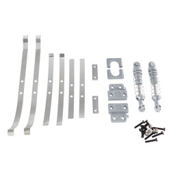 MN MODEL MN82 Upgrade parts Rear axle fastener shock absorber spring plate silver