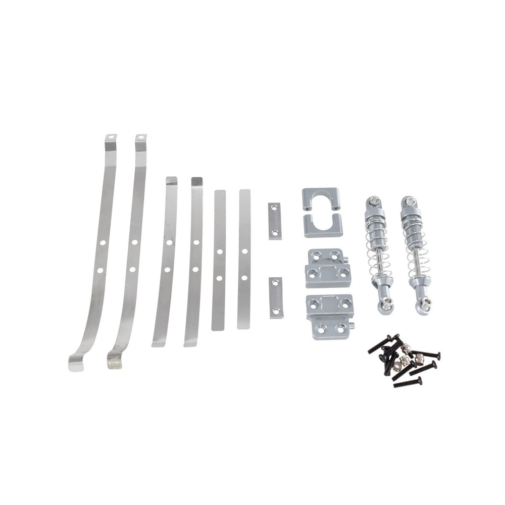 MN MODEL MN82 Upgrade parts Rear axle fastener shock absorber spring plate silver