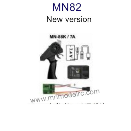MN MODEL MN82 parts Receiver Transmitter Batttery USB Charger New version 88K