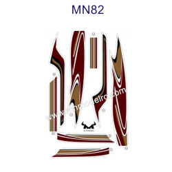 MN MODEL MN82 parts Decorative stickers 82P-04