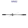 MN MODEL MN82 parts Rear Axle Shaft with Gear D4A-04