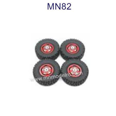MN MODEL MN82 parts Metal Wheel D4A-19 red