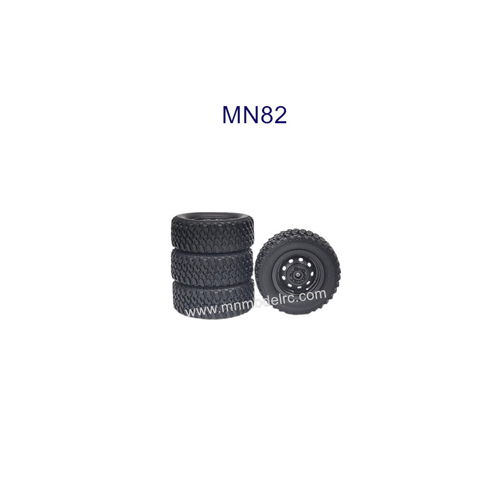 MN MODEL MN82 parts Metal Wheel D4A-19 black