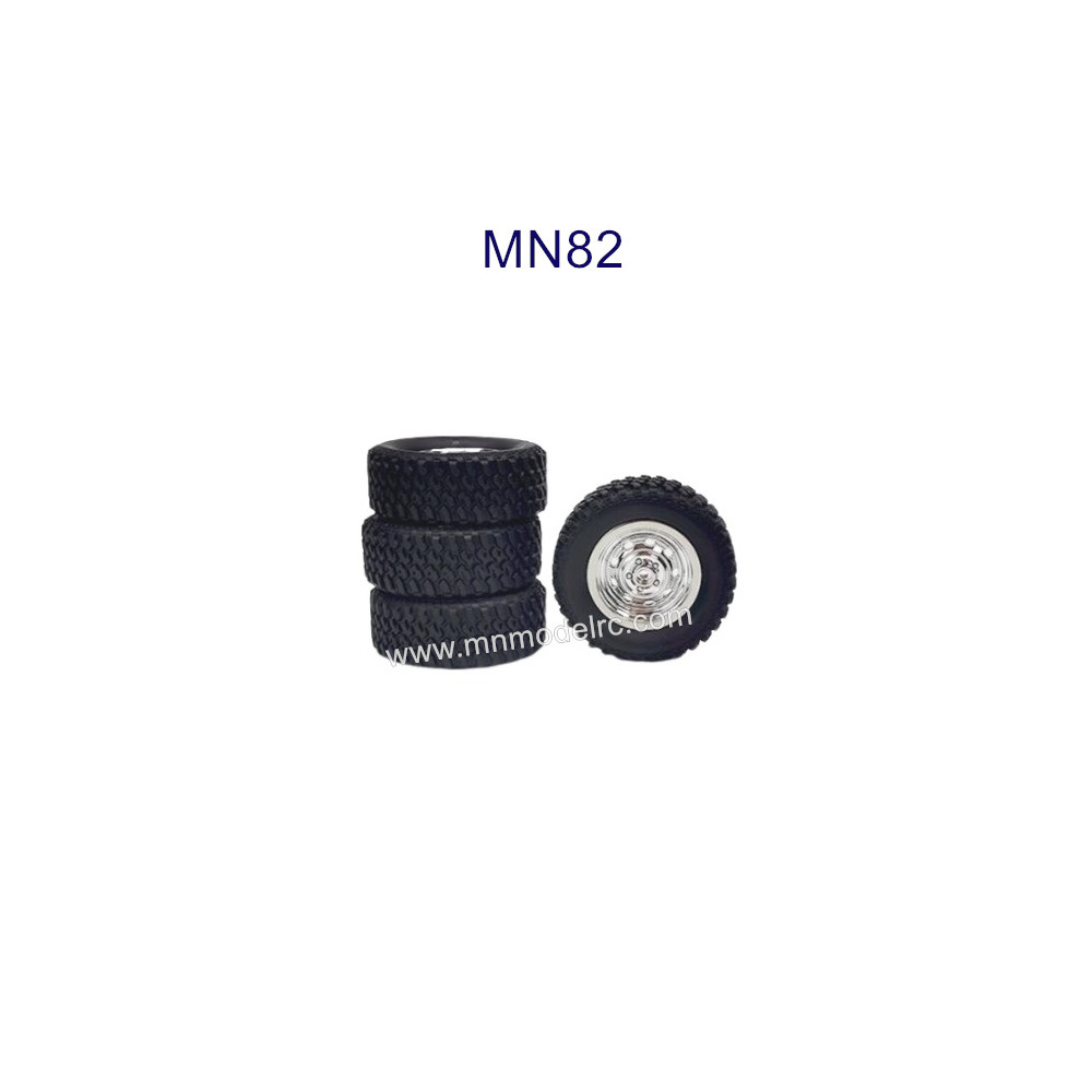 MN MODEL MN82 parts Metal Wheel D4A-19 silver