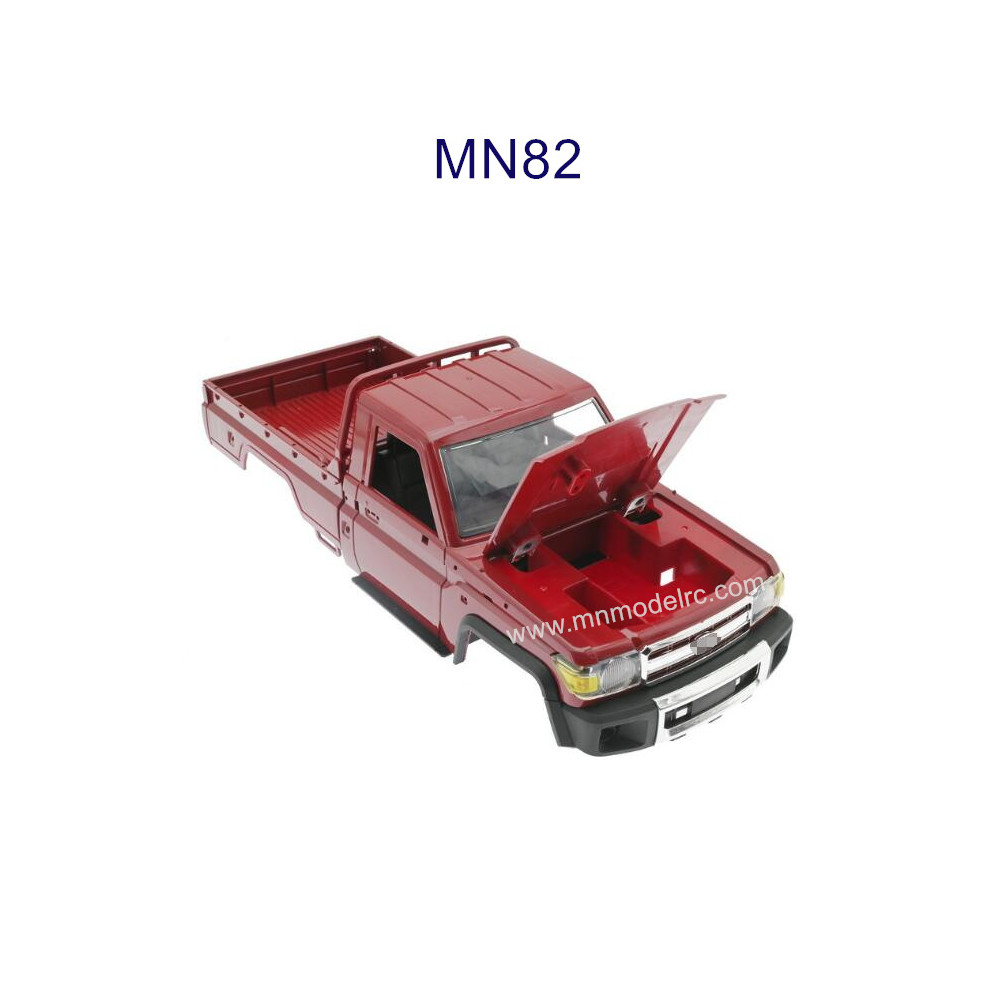 MN MODEL MN82 parts Car Body Shell red