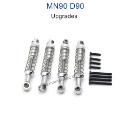 MN MODEL MN-90 Upgrade Parts Metal Shocks silver