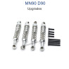 MN MODEL MN-90 Upgrade Parts Metal Shocks silver