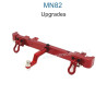MN MODEL MN82 Upgrade parts Rear bumper red