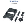 MN MODEL MN-90 Upgrade Parts Servo Seat and Shocks Tower black