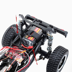 4-MN MODEL MN128 RC CAR parts upgrade modification 7.4V 3000 mAh lithium battery-1