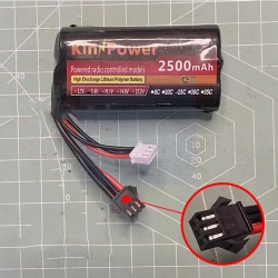 3-MN MODEL MN168 long-life lithium battery 7.4V2500 mAh SM-3P interface-1