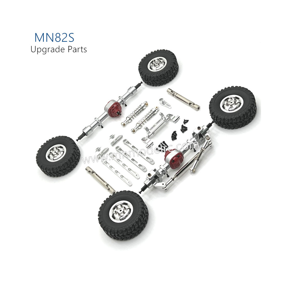 2-MN_MODEL_MN82S_RC_CAR__Upgrade_Metal_Kits_Silver