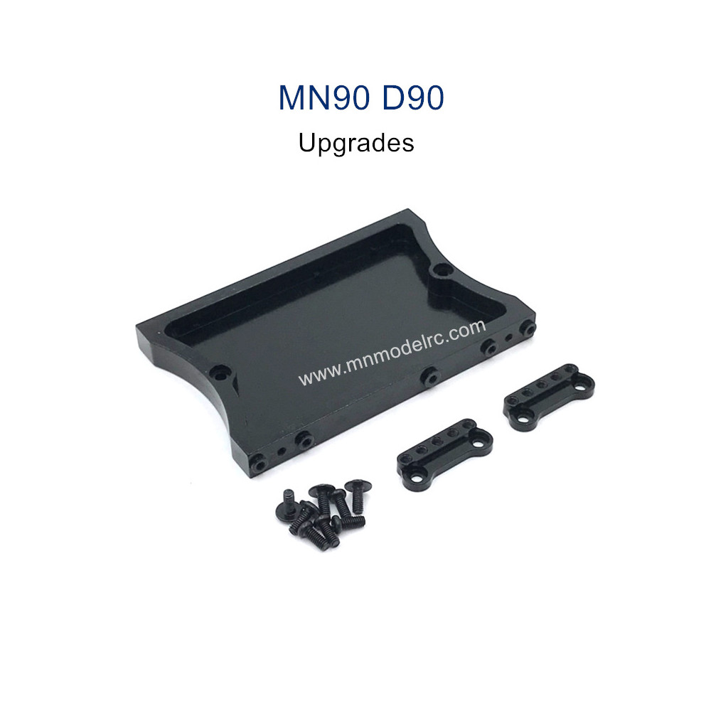 MN MODEL MN-90 Upgrade Parts Shock Tower and Tail Plate black