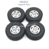7-MN_MODEL_MN82S_RC_CAR_Upgrade_Parts_Wheel_Complete_kit_Silver