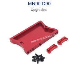 MN MODEL MN-90 Upgrade Parts Shock Tower and Tail Plate red