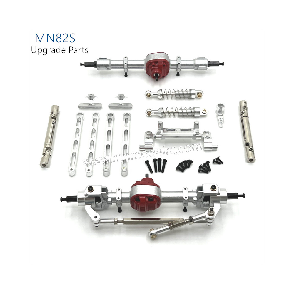 MN MODEL MN82S Upgrade Parts Front and Rear Axles Kits Connect Rod Shocks