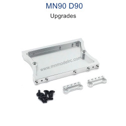 MN MODEL MN-90 Upgrade Parts Shock Tower and Tail Plate silver