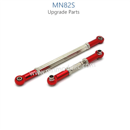 13-MN_MODEL_MN82S_RC_CAR_Upgrade_Parts_Connect_Rods_red