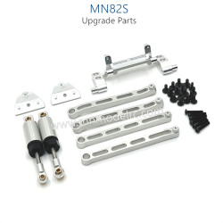 16-MN_MODEL_MN82S_RC_CAR_Upgrade_Parts_Connect_Rod_Oli_Shock_kit_silver