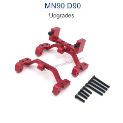 MN MODEL MN-90 Upgrade Parts Connect Rod Seat and Rear Servo Seat red