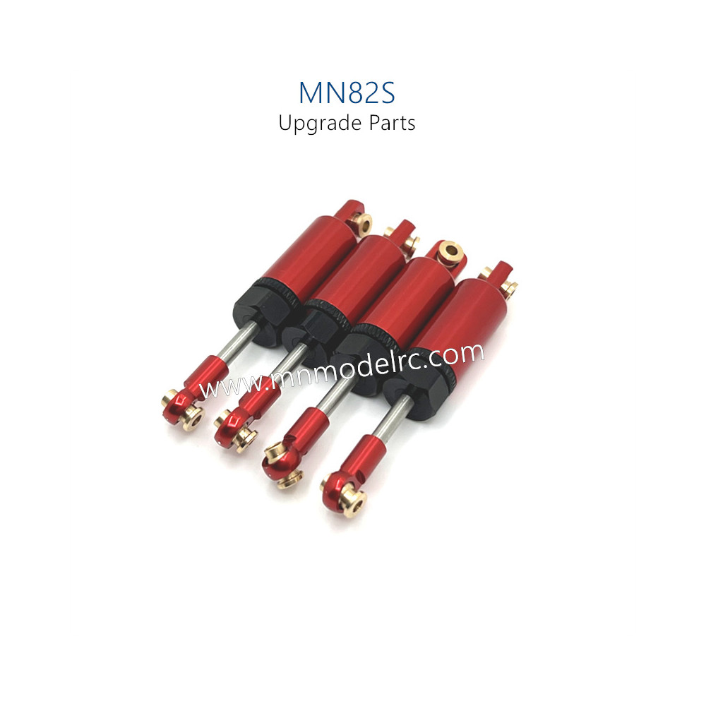 17-MN_MODEL_MN82S_RC_CAR_Upgrade_Parts_Oil_Shock_red