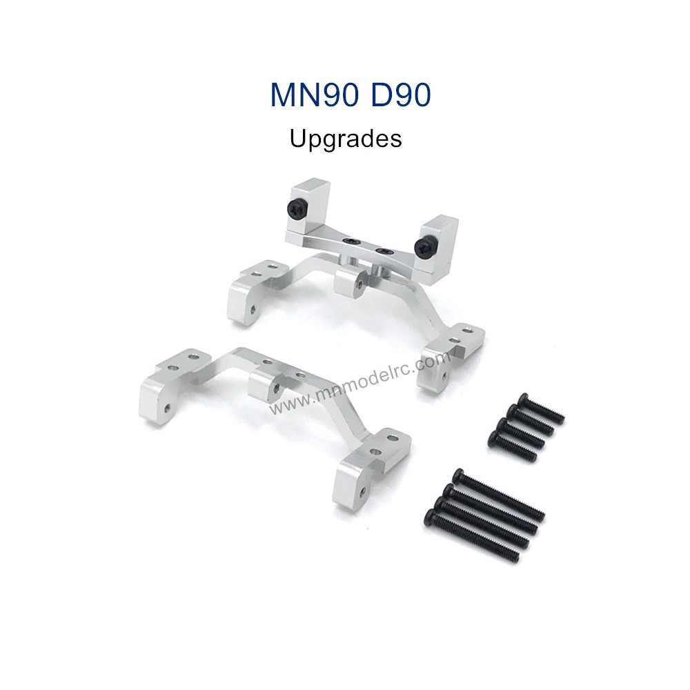 MN MODEL MN-90 Upgrade Parts Connect Rod Seat and Rear Servo Seat silver