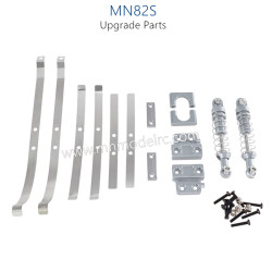 38-MN_MODEL_MN82S_Upgrade_Parts_Metal_Shock_and_Fixing_seat_Spring_silver