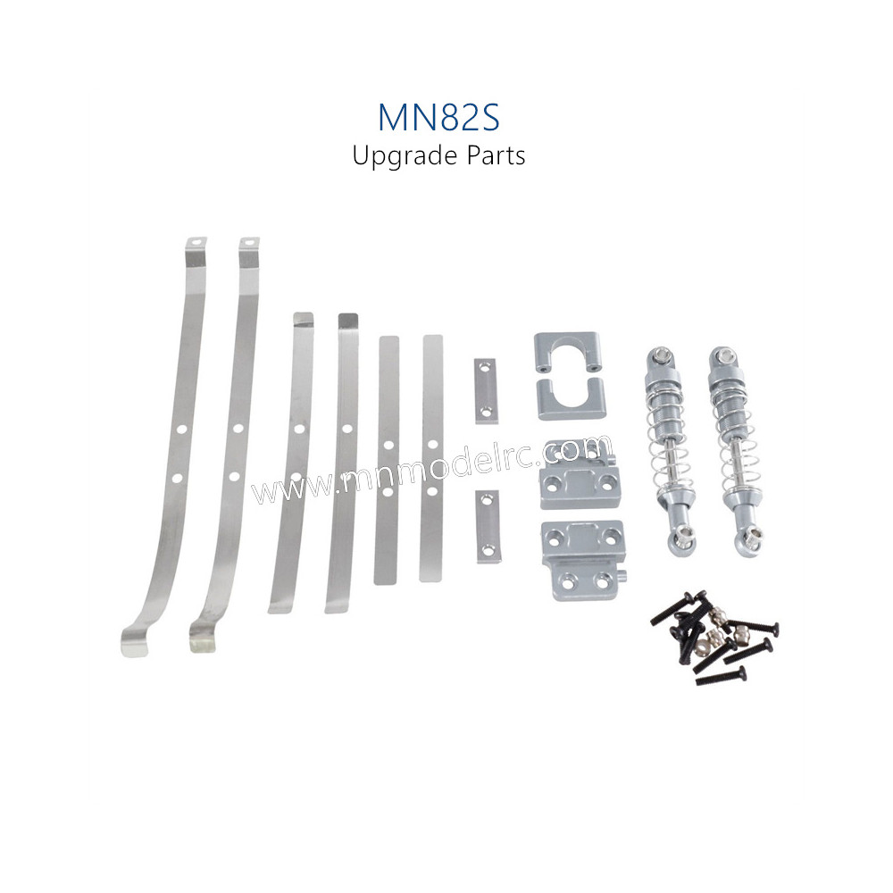 38-MN_MODEL_MN82S_Upgrade_Parts_Metal_Shock_and_Fixing_seat_Spring_silver