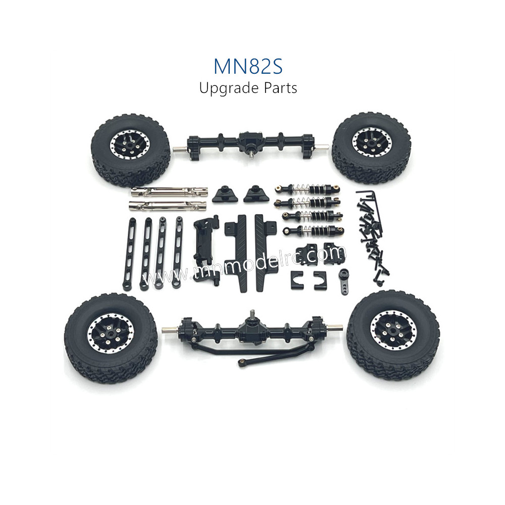 40-MN_MODEL_MN82S_Upgrade_Parts_Shocks_Transmittion_Shaft_Tires_and_Protect_Plate_Black