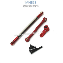 43-MN_MODEL_MN82S_Upgrade_Parts_Steering_Connect_Rod_and_Servo_Arm_red