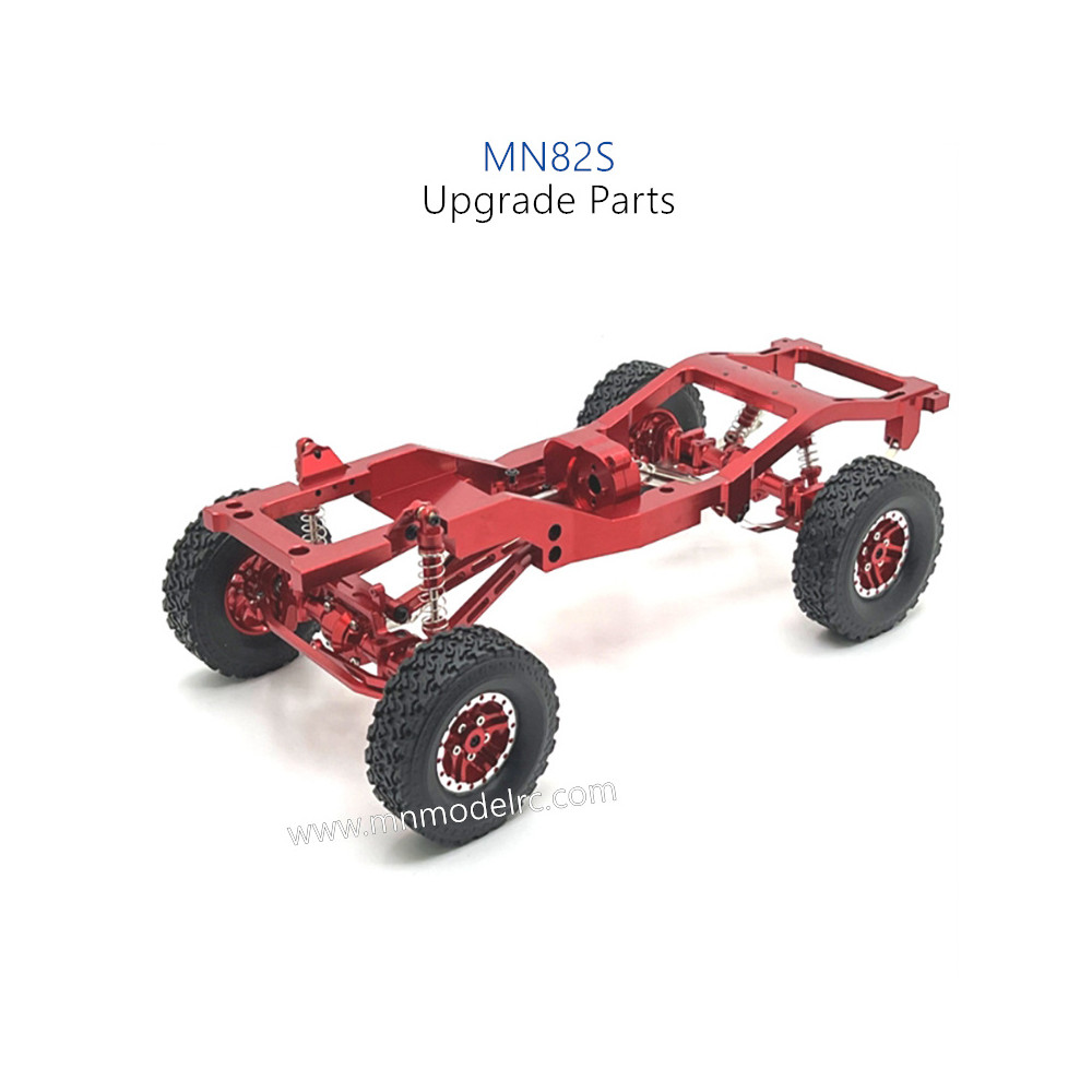 46-MN_MODEL_MN82S_Upgrade_Parts_Metal_upgrade_modification_door_bridge_frame_chassis_Red-3