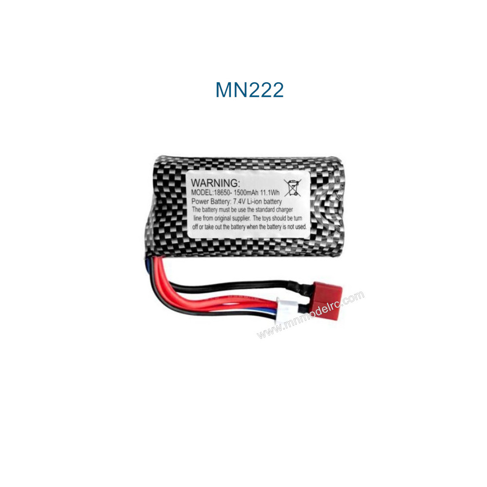 MN MODEL MN222 Parts 7.4V 1500mAh Battery