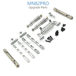 3-MN_MODEL_MN82PRO_RC_CAR_Upgrade_Parts_Metal_connect_Rods_and_Shocks_kit_silver