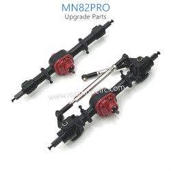 4-MN_MODEL_MN82PRO_RC_CAR_Upgrade_Parts_Front_and_Rear_Axle_Assembly_Black