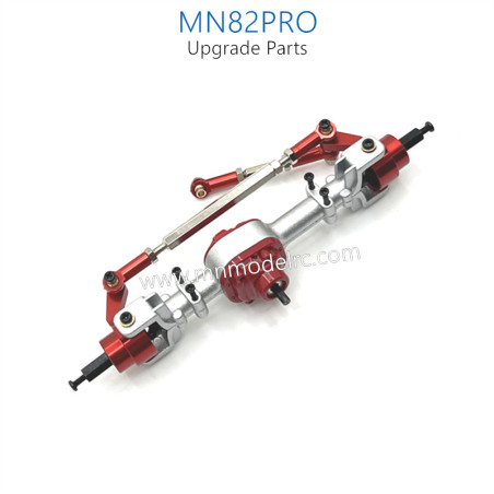 5-MN_MODEL_MN82PRO_RC_CAR_Upgrade_Parts_Front_Axle_Assembly_red