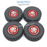 7-MN_MODEL_MN82PRO_RC_CAR_Upgrade_Parts_Wheel_Complete_kit_red