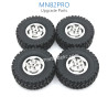 7-MN_MODEL_MN82PRO_RC_CAR_Upgrade_Parts_Wheel_Complete_kit_silver