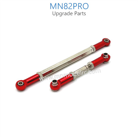 13-MN_MODEL_MN82PRO_RC_CAR_Upgrade_Parts_Connect_Rods_red