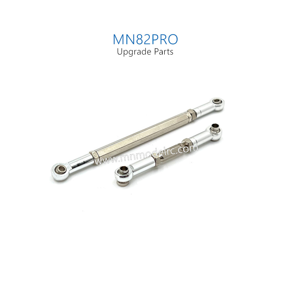 13-MN_MODEL_MN82PRO_RC_CAR_Upgrade_Parts_Connect_Rods_silver