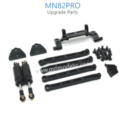 16-MN_MODEL_MN82PRO_RC_CAR_Upgrade_Parts_Connect_Rod_Oli_Shock_kit_Black
